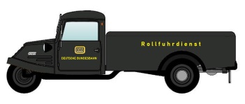NPE Modellbau NA88181 - H0 Goliath GD 750 Halbkasten DB